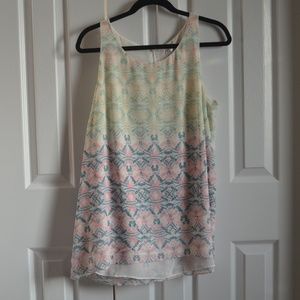 Cabi Style #250 Mosaic Print Top